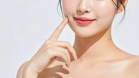 지방형 얼굴 윤곽 사례